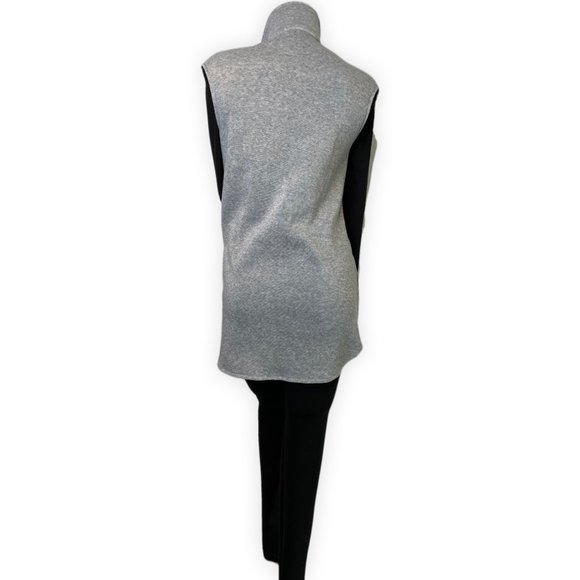 Light Gray Flap Pocket Vest Coat - Picture 6 of 8